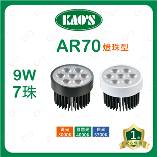 (A Light)附發票 KAOS LED AR70 燈